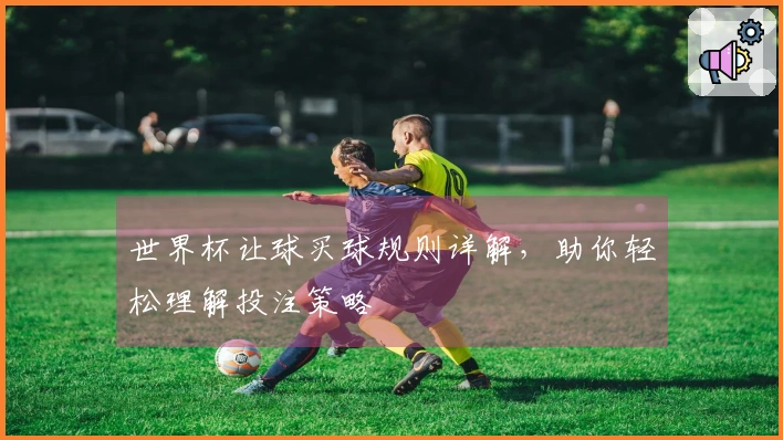 世界杯让球买球规则详解，助你轻松理解投注策略
